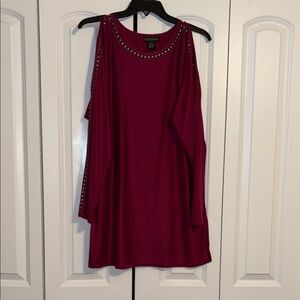 Designer Cold Shoulder Top - Pink